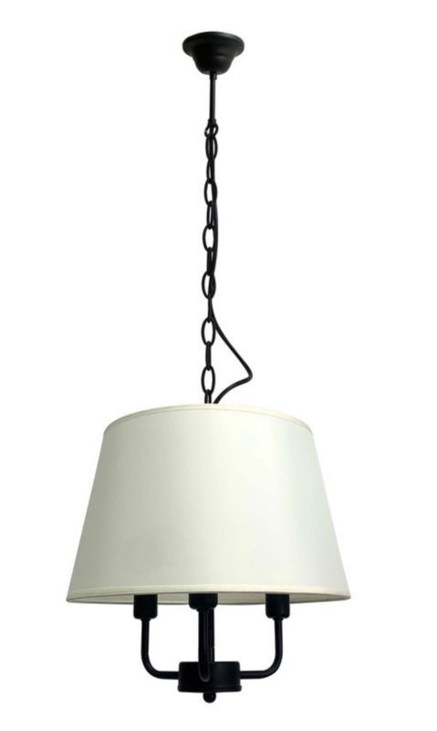 Lampa wisząca Candellux Pasteri czarna-ecru wym: 110 x 32 x 32 cm 3xE14 x 40W 1 szt.