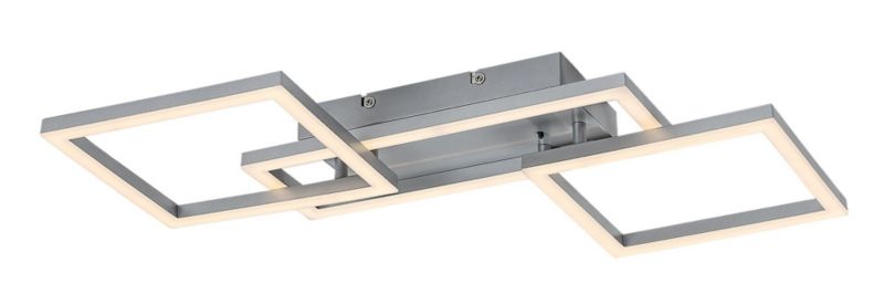 Lampa sufitowa wisząca Rabalux Ellinor 3829 chromowana biała pilot wbudowany LED 40W 1 szt.