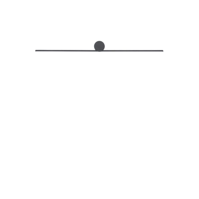 Kinkiet ścienny Nowodvorski Lighting Spin czarny nad lustro LED 10W 4000K 390lm IP20 wym: 5,5 x 66 x 12,5 cm - 1 szt.