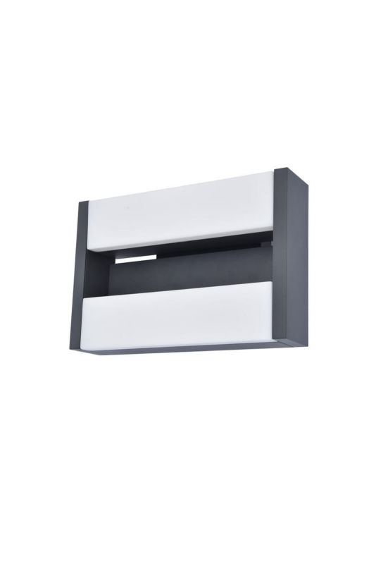 Kinkiet ścienny zewnętrzny Lutec Conroy antracytowo-biały LED 15W 3000K 1200lm IP54 wym: 15,5 x 22,5 x 9,7 cm aluminium - 1 szt.
