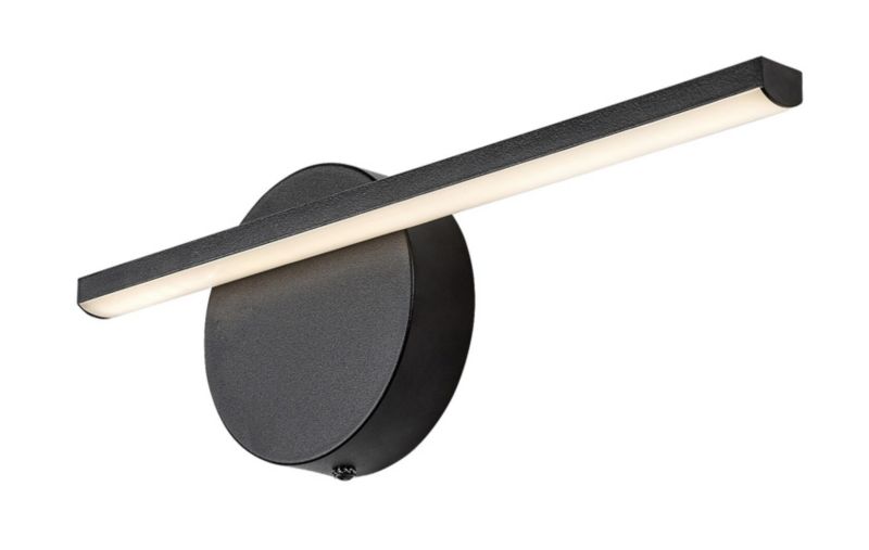 Kinkiet ścienny Rabalux Sabira czarno-biały galeryjka LED 6W 4000K 310lm IP20 wym: 33 x 5,5 cm - 1 szt.