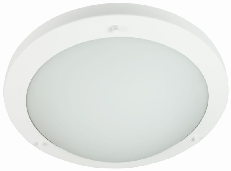 Plafon sufitowy lampa Candellux Aquila biały LED 10W 6500K 450lm IP44 wym: 9 x 31 x 31 cm szkło - 1 szt.