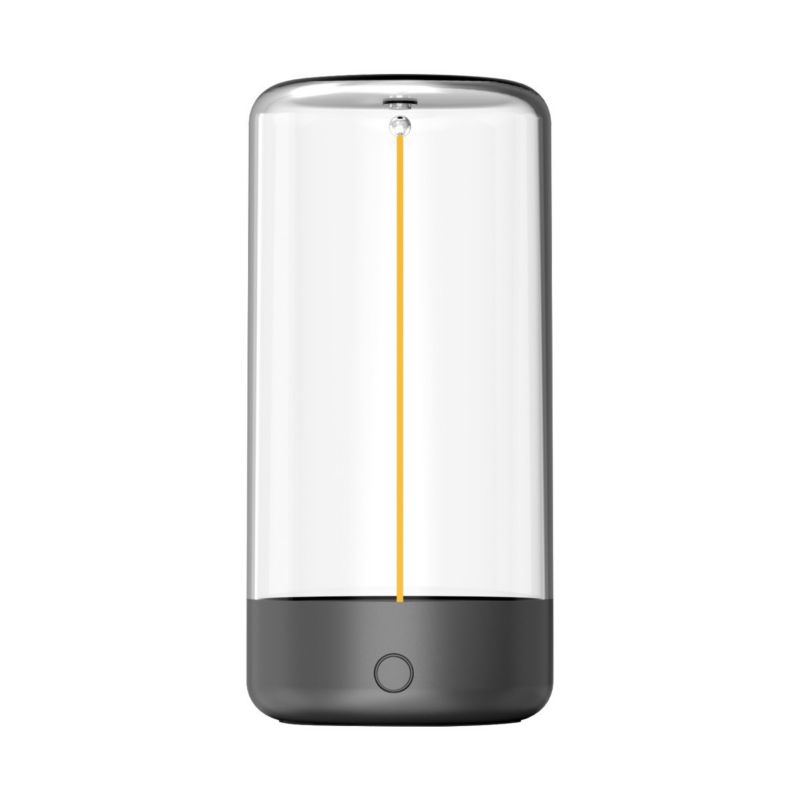 Lampka stołowa Zuma Line Esterno przezroczysto-szara LED 0.5W 2700K 55lm akumulator IP20 wym: 14.5 x 7 x 7 cm - 1 szt.