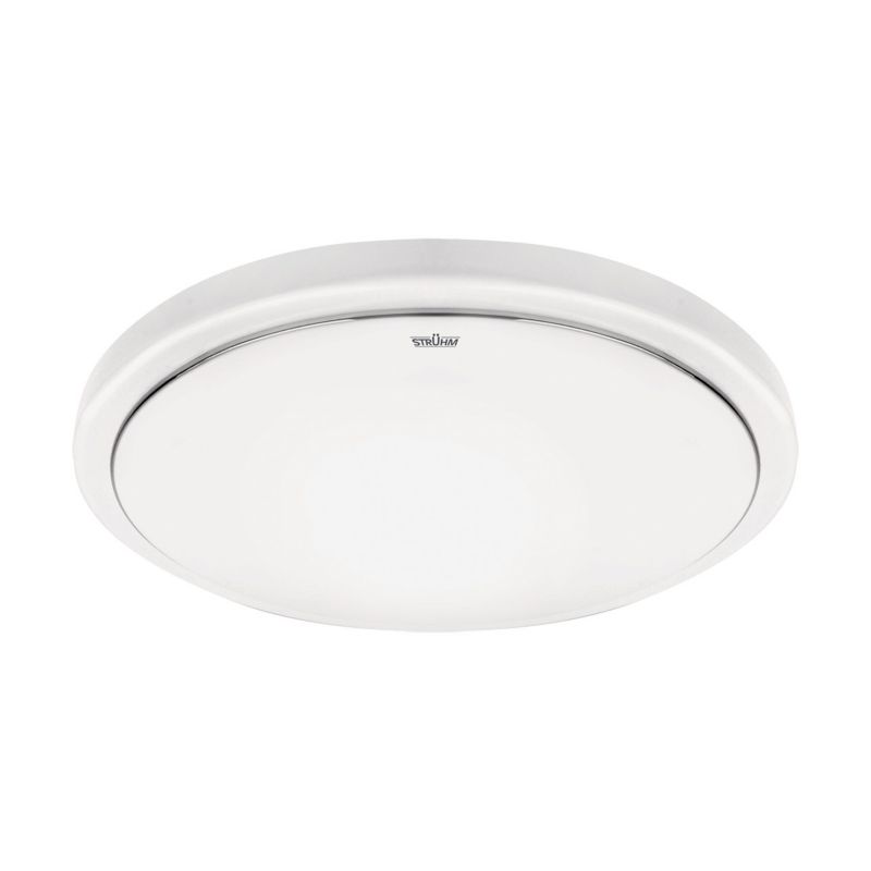 Plafon sufitowy nowoczesny Struhm Sola biały LED 24W 4100K 1625lm łazienkowy IP44 wym: 6,3 x 33 x 33 cm tworzywo sztuczne - 1 szt.
