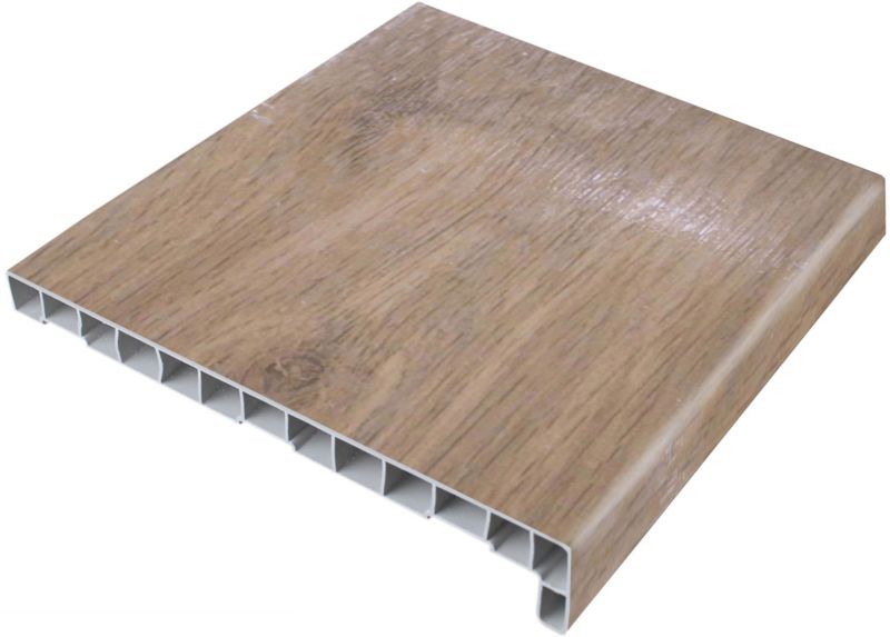 Parapet wewnętrzny PCV Geom 25 x 126 cm dąb winchester