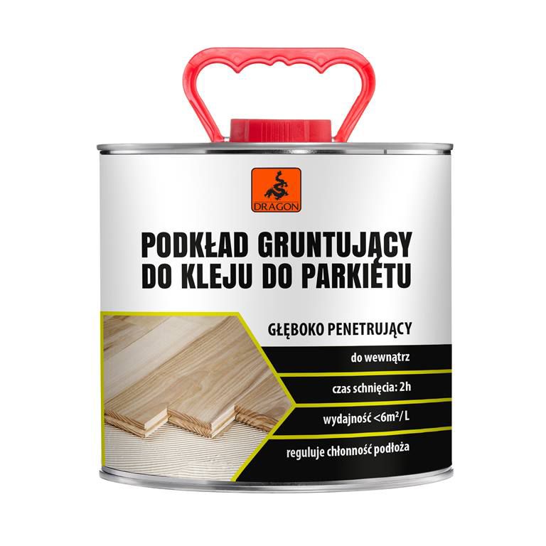Podkład gruntujący do kleju do parkietu Dragon 2,5 l