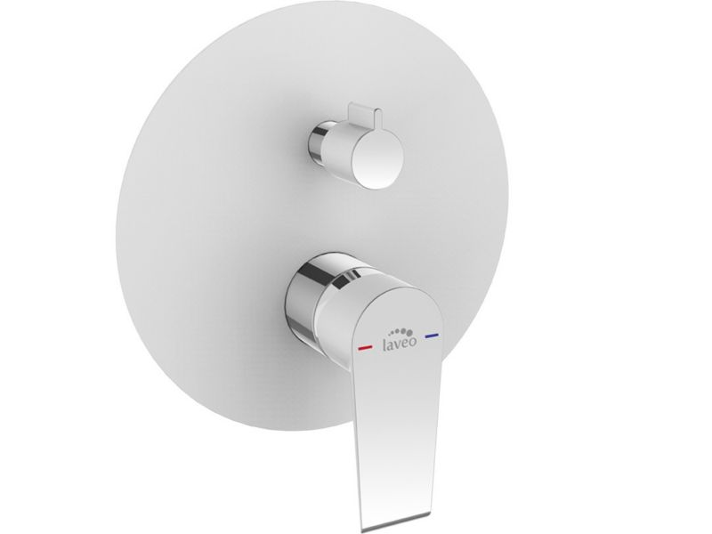 Bateria Natryskowa Laveo Podtynkowa Largo z przełącznikiem Chrom 1 szt.