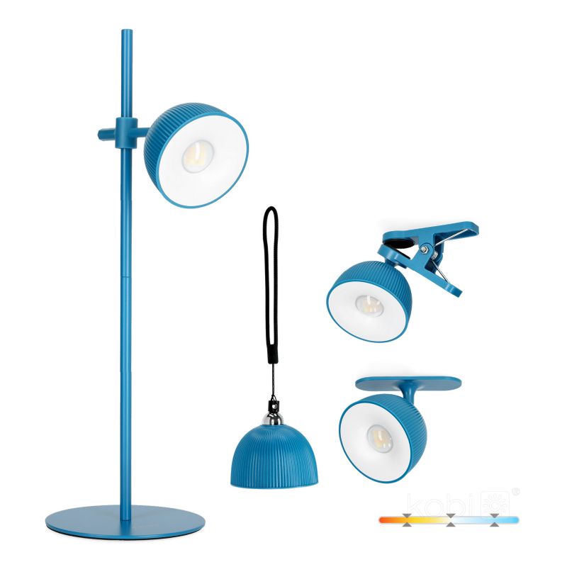 Lampka biurkowa LED Kobi Orbi 2,5W cct niebieska 1szt.