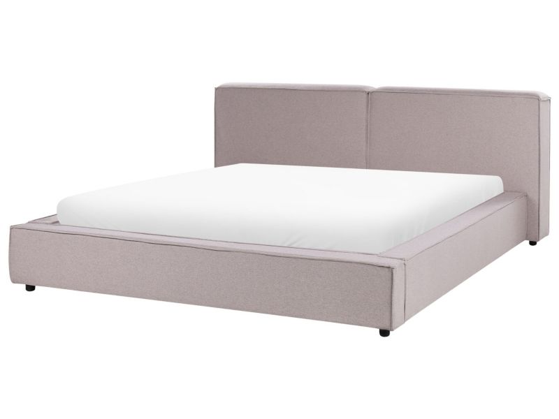 Łóżko tapicerowane 180 x 200 cm jasnobrązowe Linards 1 szt.