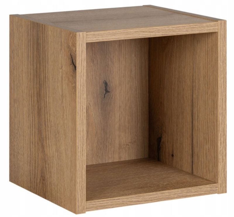 Szafka łazienkowa Furnidea 25 cm wisząca kostka otwarta dąb coast evoke Nova Oak 1 szt.