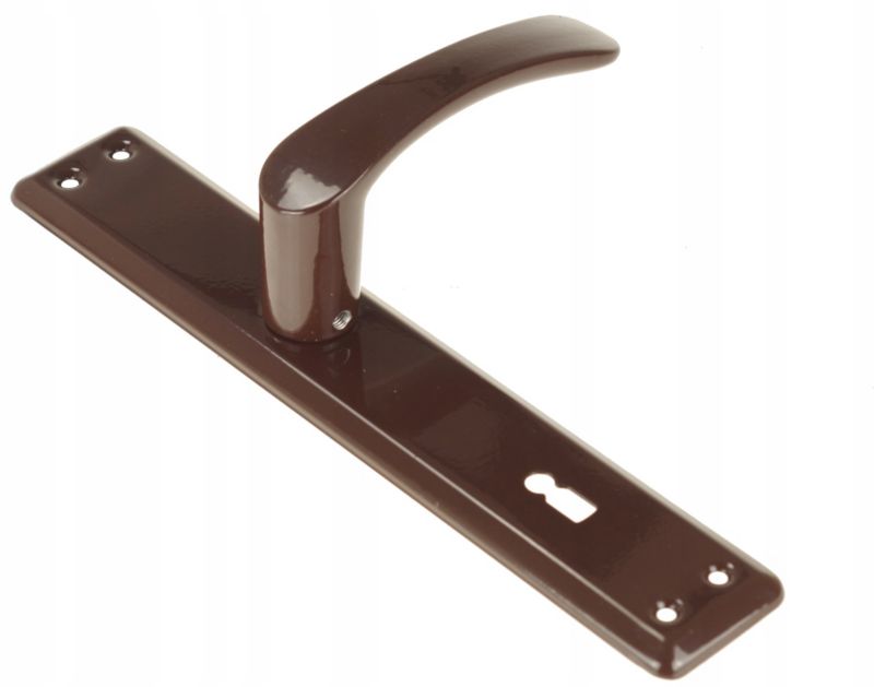 Klamka FEINZ Bramowa Do Drzwi Bram 90 Na Klucz Brąz 1 szt.