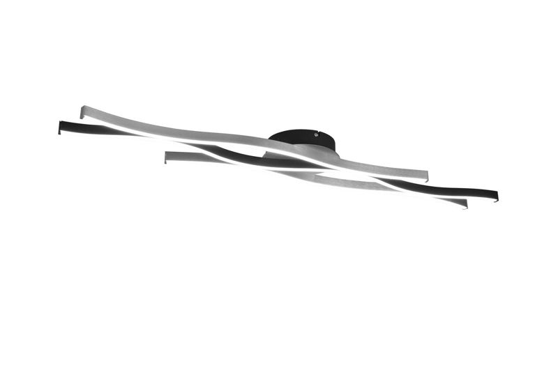 Lampa sufitowa wisząca Trio Blaze 9936 srebrno-czarna nowoczesna wbudowany LED 35W 1 szt.