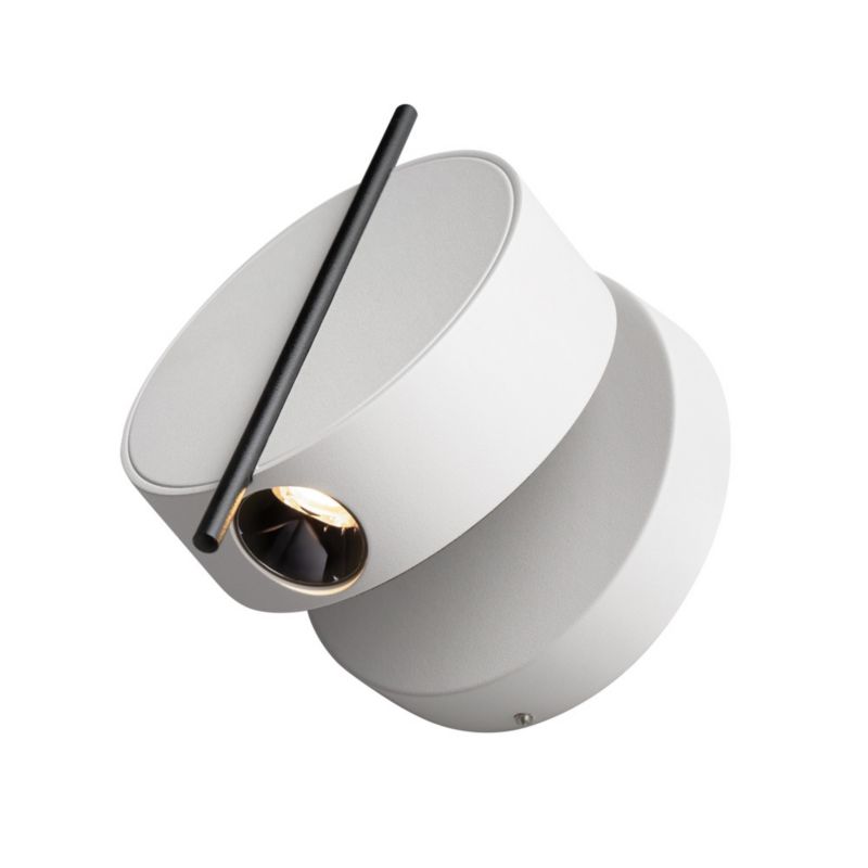 Kinkiet ścienny Maytoni Nuance biało-czarny LED 4W 3000K 200lm IP20 wym: 14 x 10 x 6,65 cm - 1 szt.