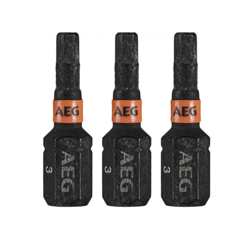 Bity Wzmacniane Ballistic AEG 25 mm 3 elementy 1 szt.