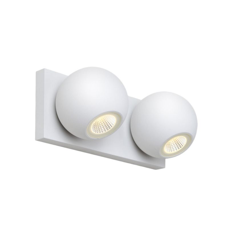 Kinkiet ścienny Maxlight Goal biały styl nowoczesny LED 8W 3000K 600lm IP20 wym: 8 x 20 x 10 cm - 1 szt.