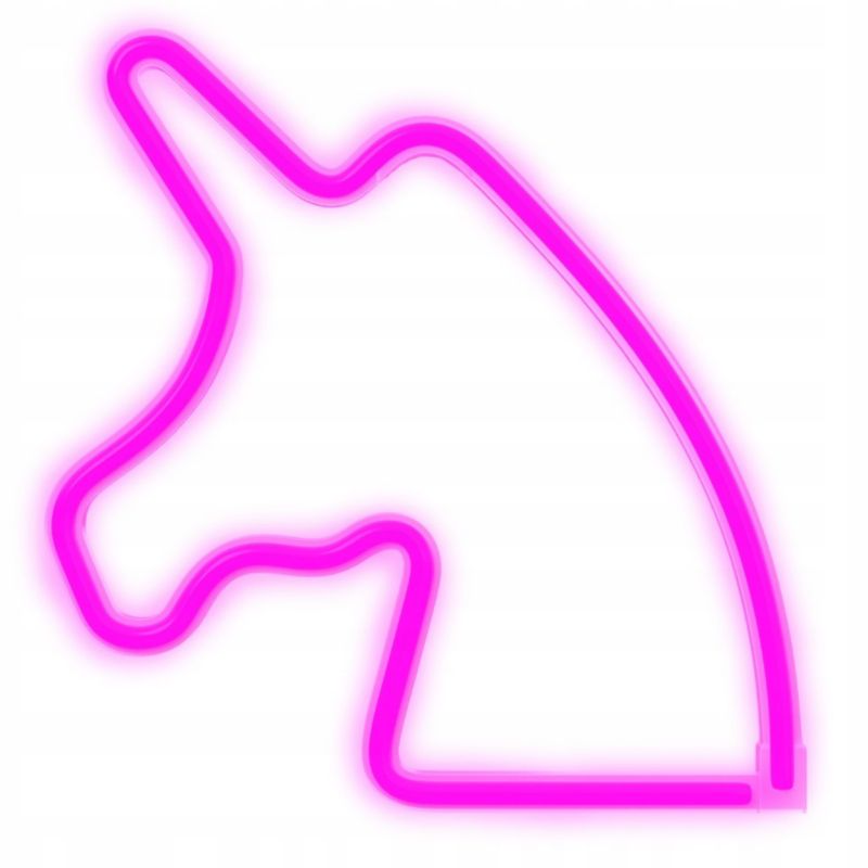 Neon LED Forever Light jednorożec kinkiet różowy 1 szt.