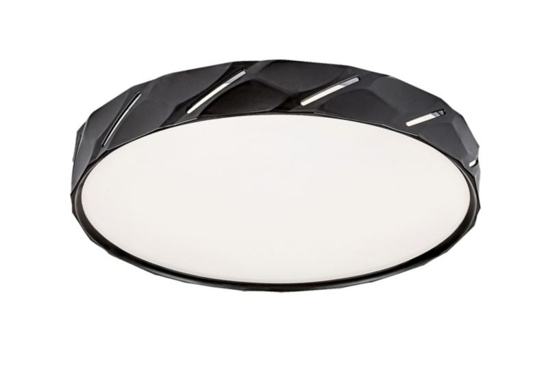 Plafon sufitowy Rabalux Nessira czarny matowy-biały LED 25W 4000K 1100lm IP20 wym: 7 x 39 x 39 cm metal - 1 szt.