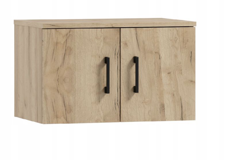 Szafka łazienkowa ADK MEBLE NERO 80 nad pralkę dąb craft złoty 1 szt.