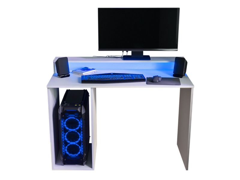 Biurko MIRJAN 24 Gamer 2 + LED biały 1 szt.