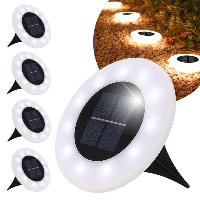 Lampka Solarna Najazdowa Ogrodowa Blixtar B-S-LAMP-PATH-M-4X 14 LED IP44 4 szt.