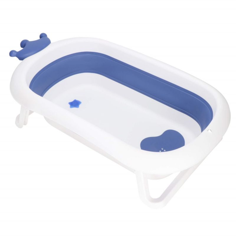 Wanienka dla niemowląt silikonowa Springos składana 40 L 83x50x22,5 cm