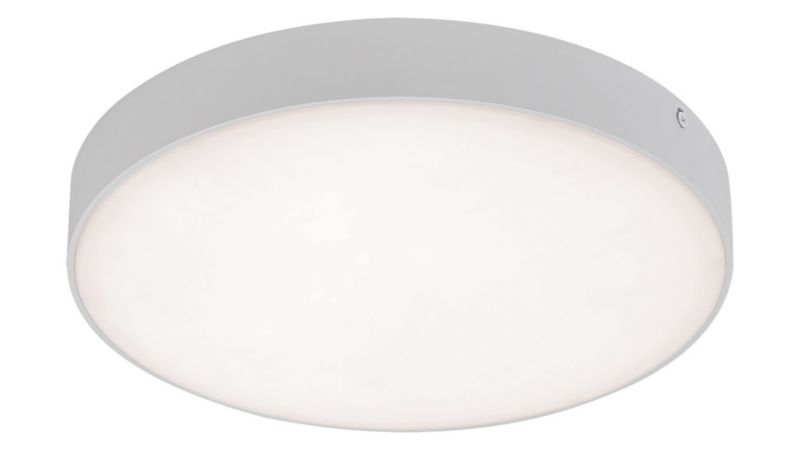 Lampa sufitowa zewnętrzna Rabalux Tartu biały matowy LED 18W 2800K-6000K 1800lm okrągła IP44 wym: 4 x 17,5 x 17,5 cm - 1 szt.