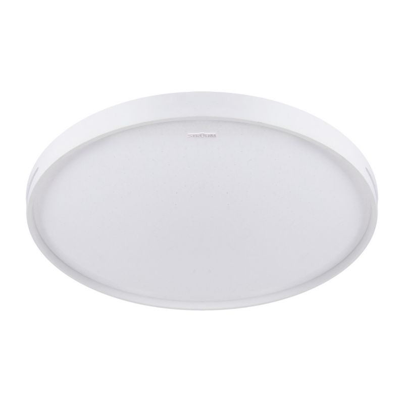 Plafon Struhm Fabio biały LED 48W 4100K 3360lm łazienkowy IP44 wym: 7,5 x 48,5 x 48,5 cm tworzywo sztuczne - 1 szt.