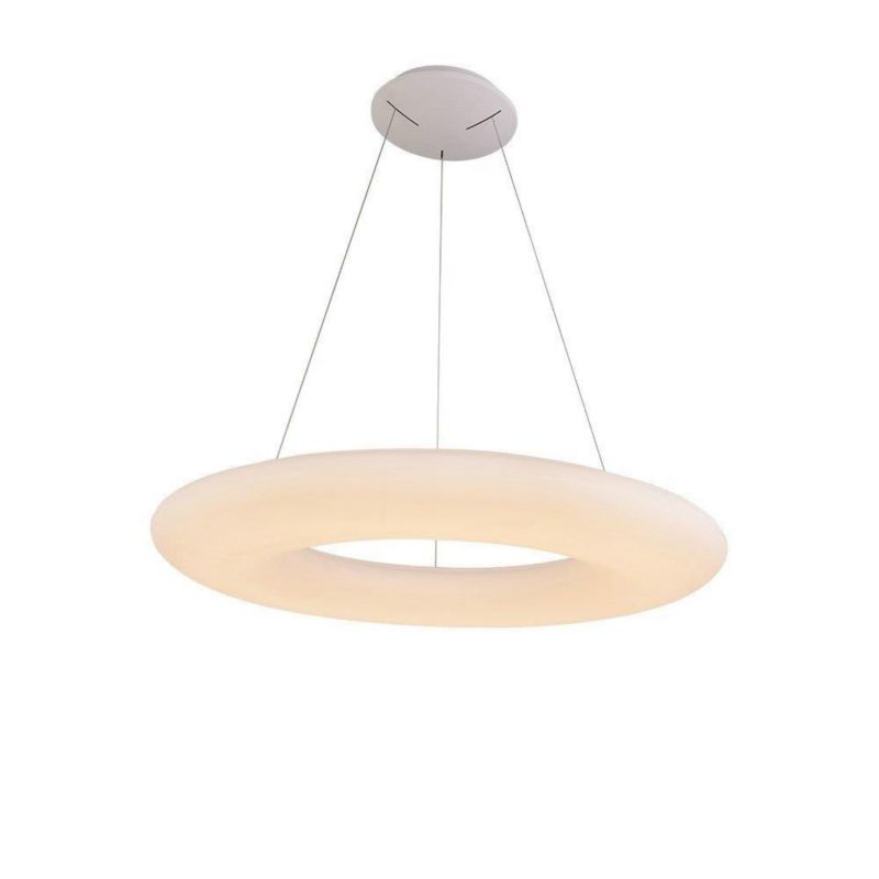 Lampa wisząca V-TAC Vt-7910 biała wym: 200 x 91 x 91 cm wbudowany LED 1 szt.