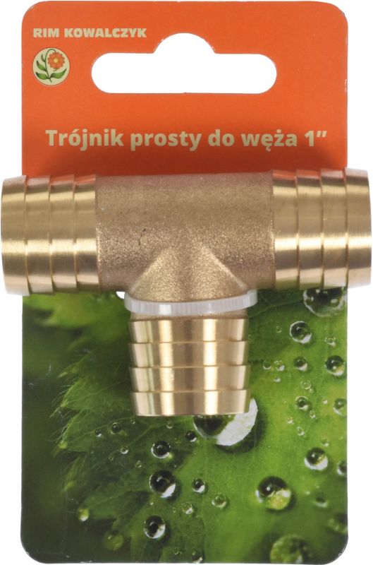 Trójnik prosty do węża 1" - 25 mm