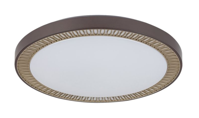 Plafon sufitowy lampa Rabalux Matea brązowo-biały LED 40W 3000K-6000K 3200lm IP20 wym: 7,5 x 50 x 50 cm metal - 1 szt.