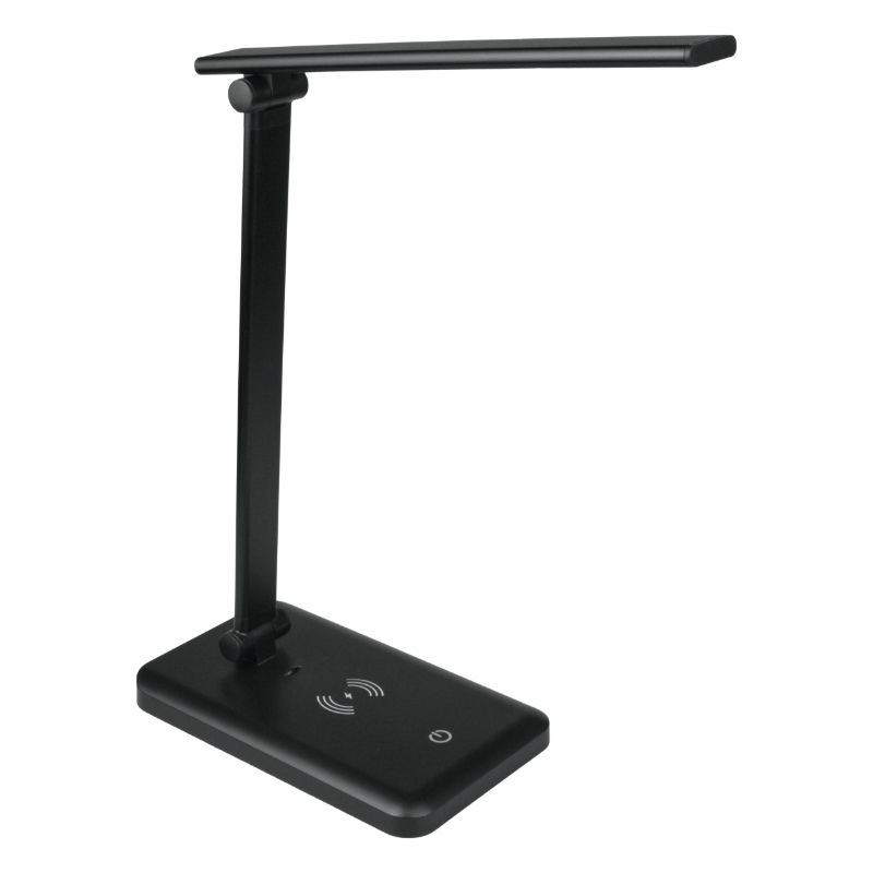 Lampka biurkowa LED z ładowarką indukcyjną, DPM, czarna, 1szt