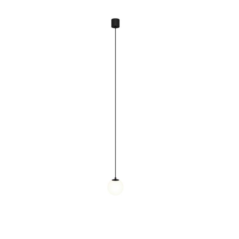 Lampa wisząca Maytoni Luna czarno-biała wym: 220 x 10 x 10 cm wbudowany LED 5W 1 szt.