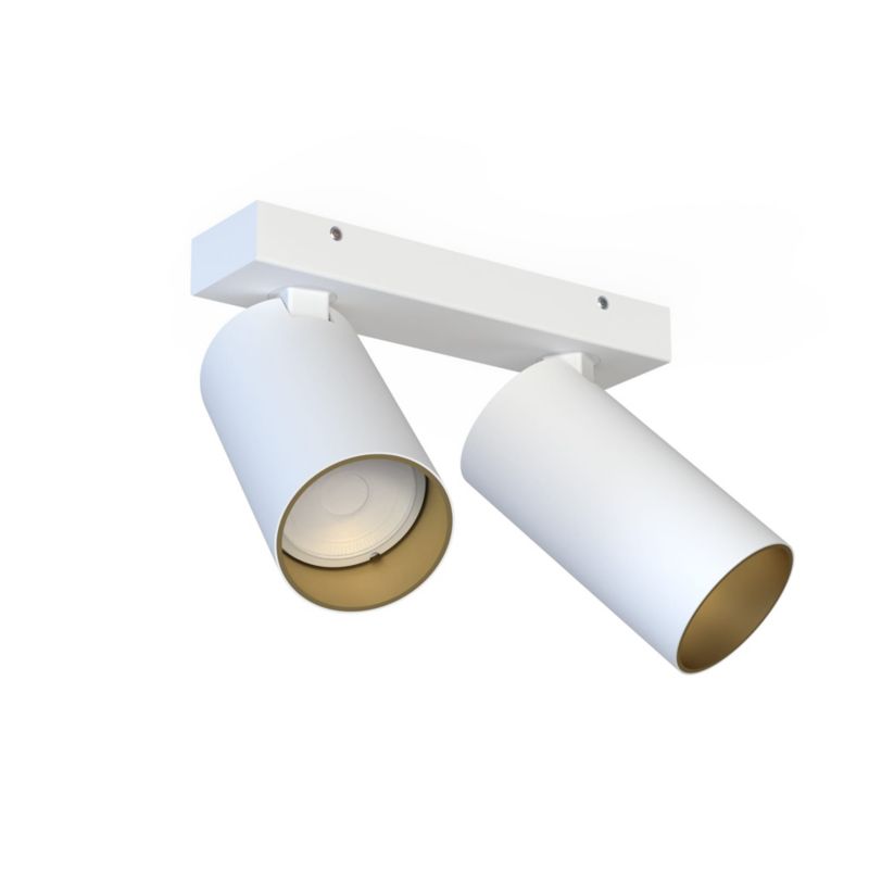 Oprawa sufitowa spot Nowodvorski Lighting Mono biało-złoty 2 x GU10 x 10W IP20 wym: 20 x 31 cm - 1 szt.
