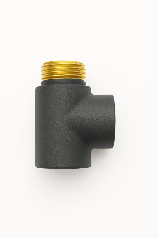 Trójnik do grzałki 1/2" antracyt