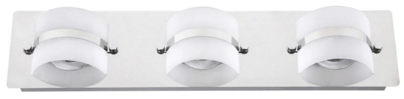 Kinkiet ścienny Rabalux Tony chromowany szkło opalizowane do łazienki LED 15W 4000K 1095lm IP44 wym: 11,5 x 49,5 x 7,5 cm - 1 szt.