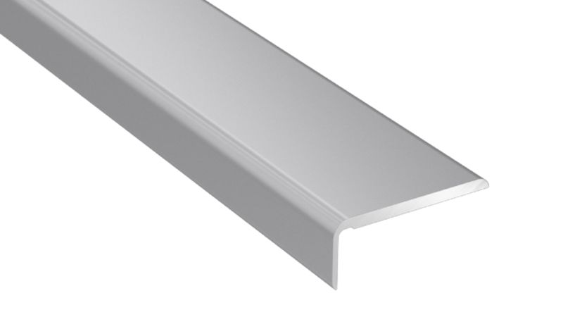 Profil aluminiowy zakończeniowy GoodHome 25 x 2000 mm srebrny nr 26