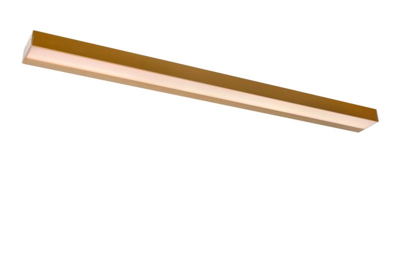 Kinkiet ścienny Lucide Alexa złoto-odcienie złota-biały do łazienki LED 13W 3000K 1400lm IP44 wym: 3,6 x 90 x 8 cm - 1 szt.