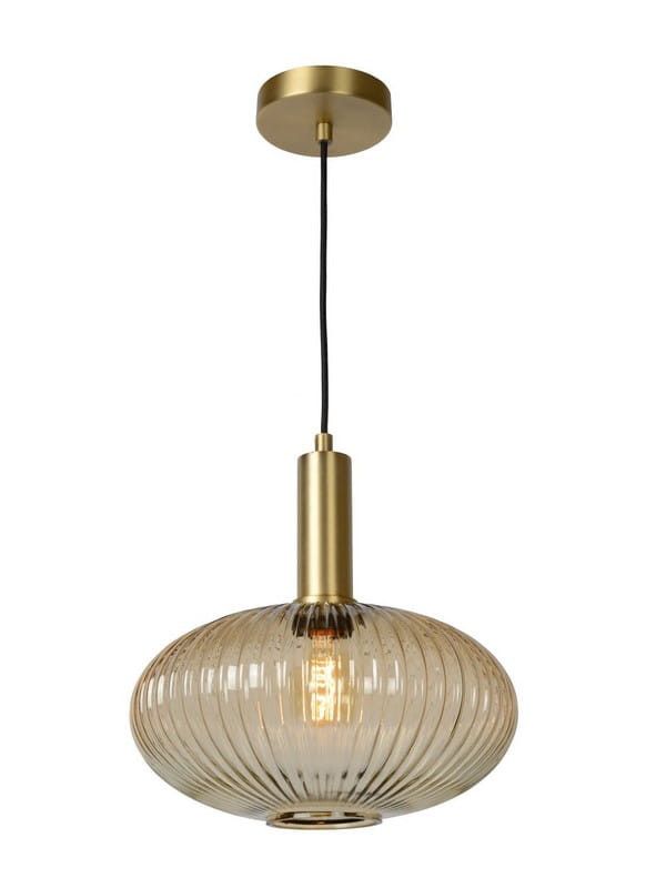 Lampa sufitowa wisząca Lucide Maloto 1200 złoto-brązowa szerokość 30 cm 1xE27 x 40W 1 szt.