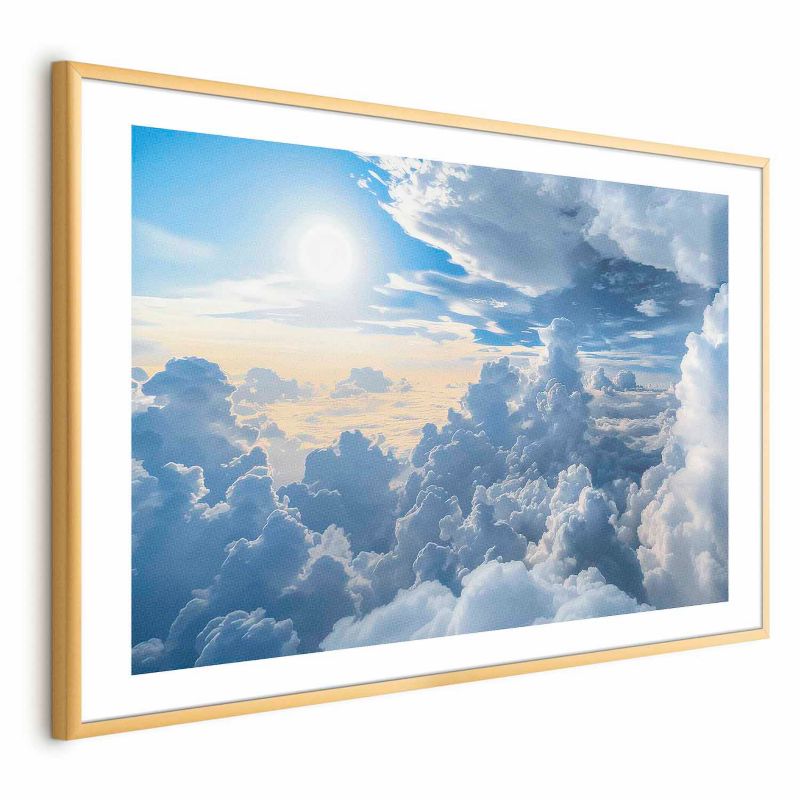 Plakat Artgeist Symfonia Światła 42x29,7 cm z ramą złotą 1 szt