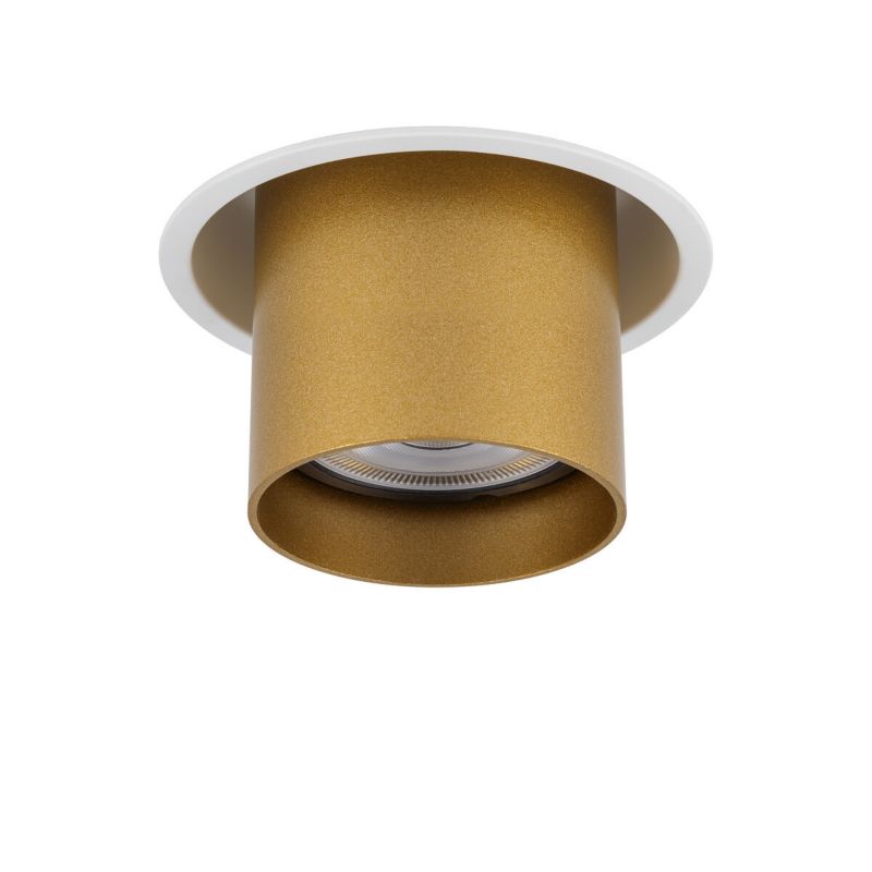 Oprawa wpuszczana Nowodvorski Lighting Mono Slide złoto-biała 1 x GU10 x 10W IP20 wym: 12,5 x 7,3 x 10 cm okrągła - 1 szt.