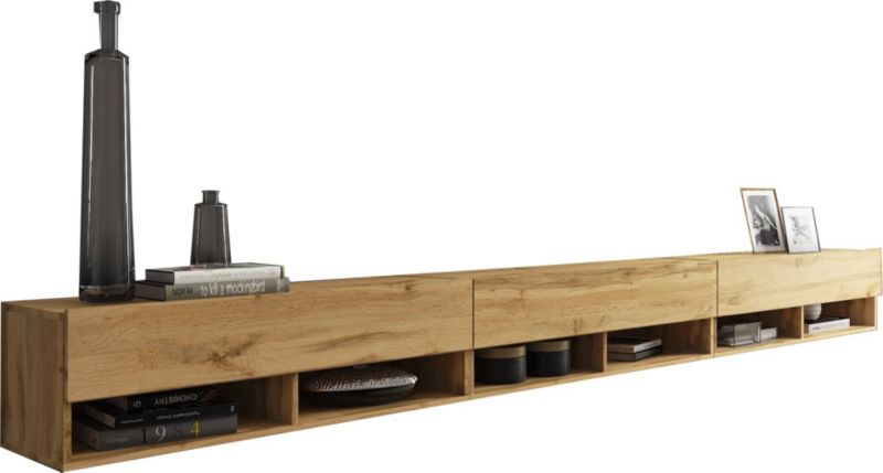 Szafka RTV MINIO go for it ANNE 300 cm dąb wotan ,1 szt.