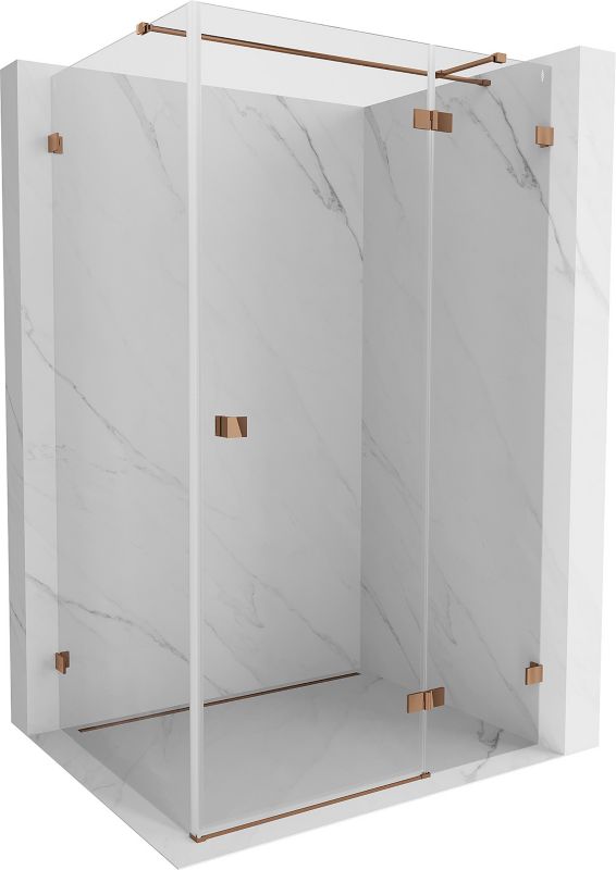 Kabina prysznicowa Mexen Lunar T różowe złoto 135x120 cm 834T-135-120-60-00-P 1 szt.