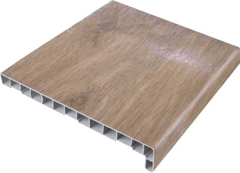 Parapet wewnętrzny PCV Geom 25 x 216 cm dąb winchester