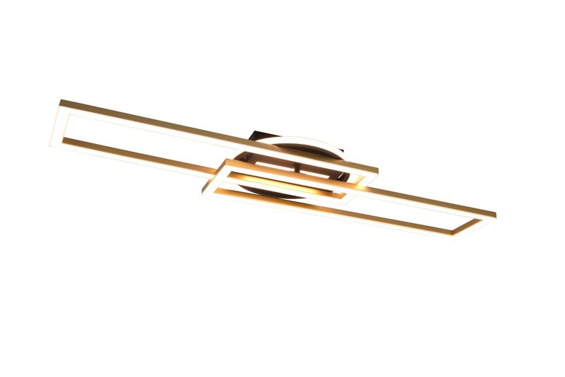 Lampa sufitowa wisząca RL Twister 0611 złoto-biała nowoczesna wbudowany LED 30W 1 szt.