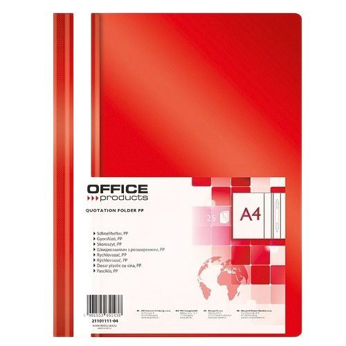 Skoroszyt A4 Office Products Skoroszyt A4 Czerwony 25 szt.