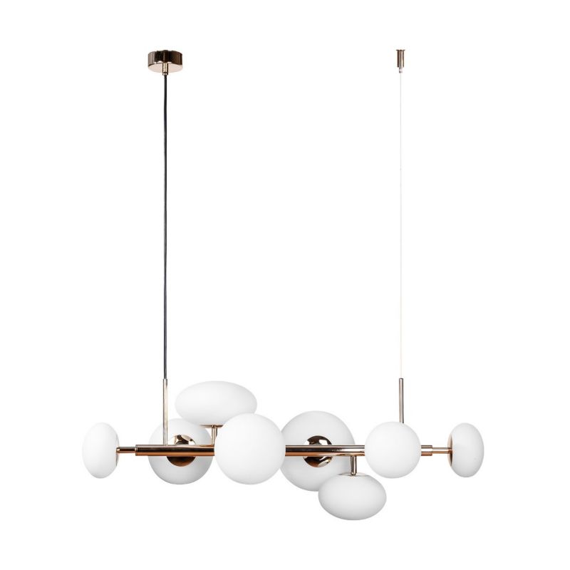 Lampa wisząca Zuma Line Omi złoto-biała wym: 100 x 30 x 90 cm 8xG9 x 5W 1 szt.