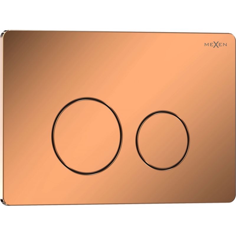 Przycisk spłukujący Mexen Tex 06 różowe złoto 1 szt.