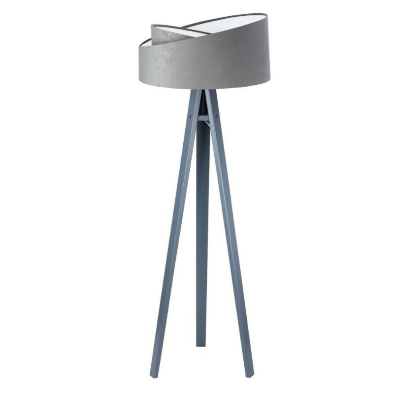 Lampa Bps Koncept stojąca GEMSTONE szara/biała/szara 1 szt