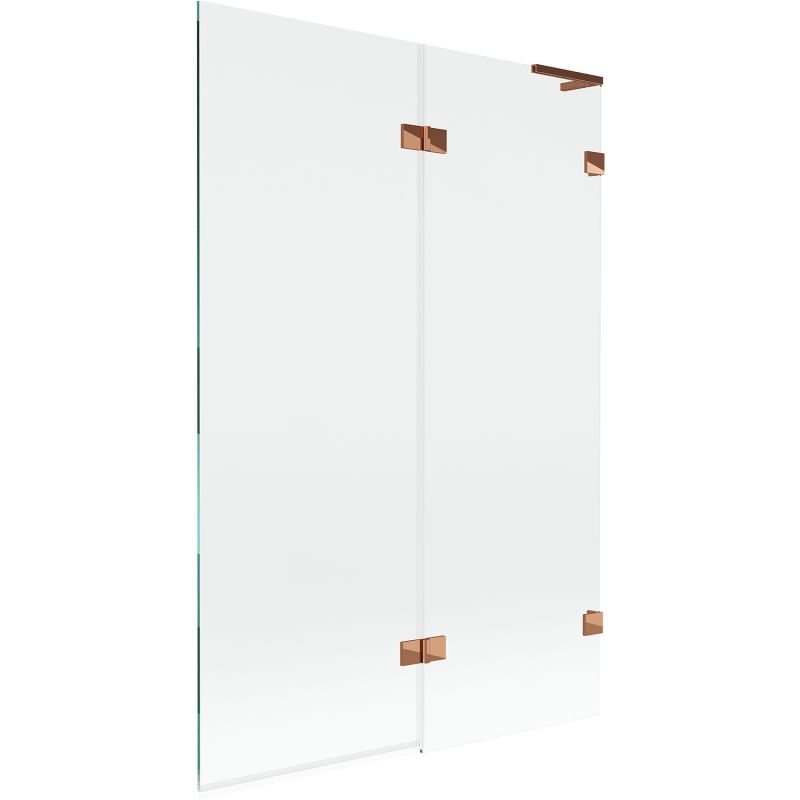 Parawan nawannowy 2-skrzydłowy Mexen Lunar L różowe złoto 120 x 150 cm 1 szt