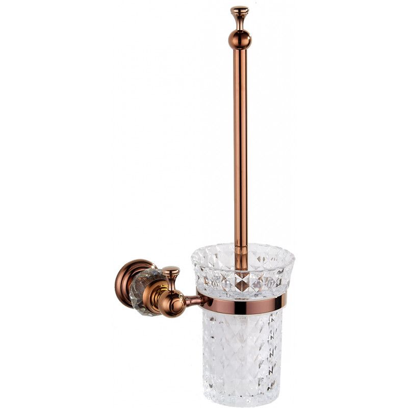 Szczotka toaletowa Mexen Estela różowe złoto 14,5x38 cm 1 szt.